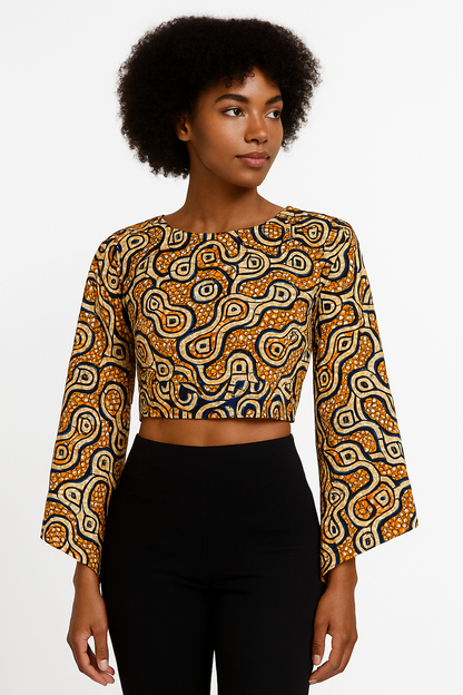 Haut Crop Top Fay's FOREST